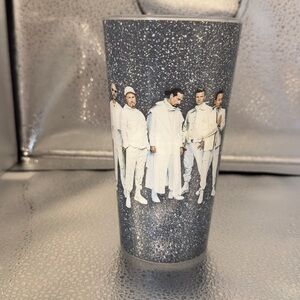Backstreet Boys Speckled Gray Concert Cup with Band Graphic